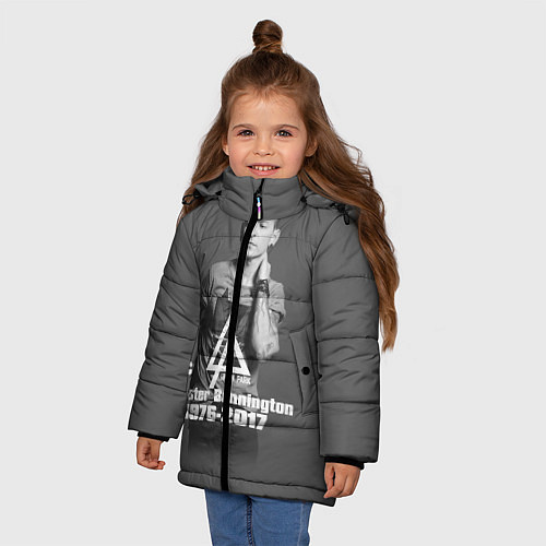 Зимняя куртка для девочки Память о Беннингтоне / 3D-Черный – фото 3