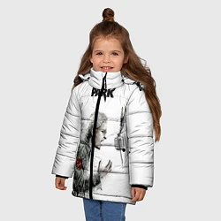 Куртка зимняя для девочки Bennington Song, цвет: 3D-черный — фото 2