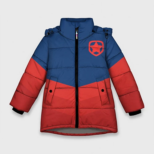 Зимняя куртка для девочки Gambit eSports / 3D-Светло-серый – фото 1