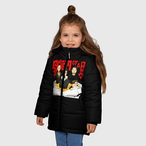 Зимняя куртка для девочки SOAD: Wok / 3D-Черный – фото 3