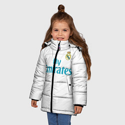 Куртка зимняя для девочки Real Madrid, цвет: 3D-красный — фото 2