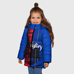 Куртка зимняя для девочки Neymar History, цвет: 3D-красный — фото 2