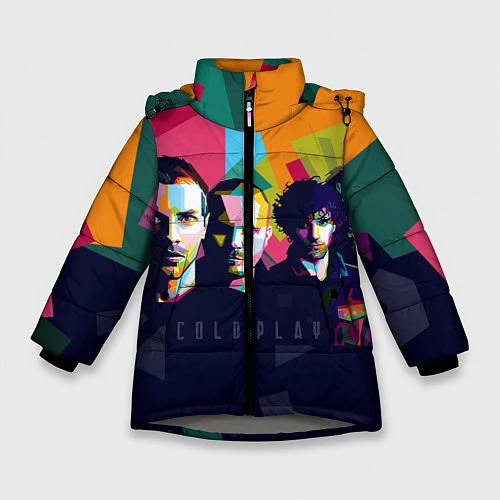 Зимняя куртка для девочки Coldplay / 3D-Светло-серый – фото 1