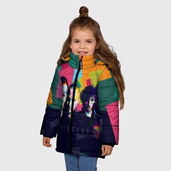 Куртка зимняя для девочки Coldplay, цвет: 3D-светло-серый — фото 2