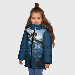 Куртка зимняя для девочки TOMB RAIDER, цвет: 3D-черный — фото 2