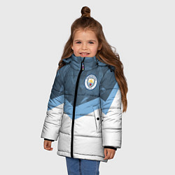 Куртка зимняя для девочки Manchester City FC: Sport, цвет: 3D-черный — фото 2