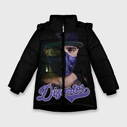 Куртка зимняя для девочки Dizaster, цвет: 3D-черный