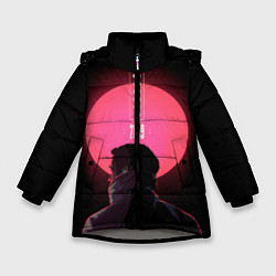 Куртка зимняя для девочки Blade Runner: Acid sun, цвет: 3D-светло-серый