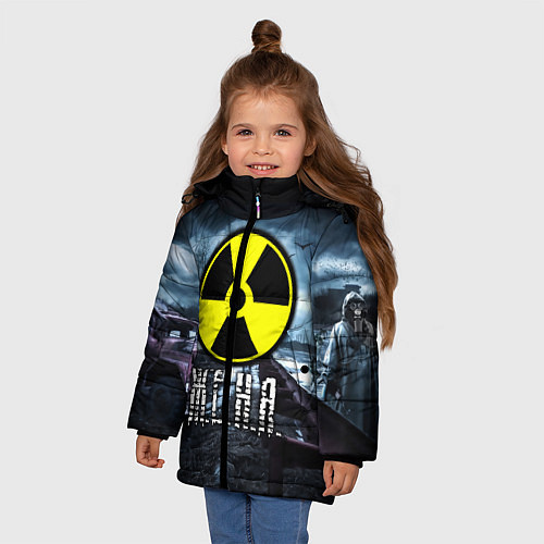 Зимняя куртка для девочки S.T.A.L.K.E.R: Женя / 3D-Черный – фото 3
