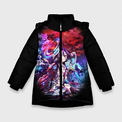 Куртка зимняя для девочки No Game No Life Zero, цвет: 3D-черный
