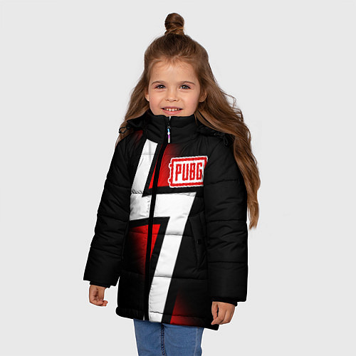 Зимняя куртка для девочки PUBG: Flash Killer / 3D-Черный – фото 3