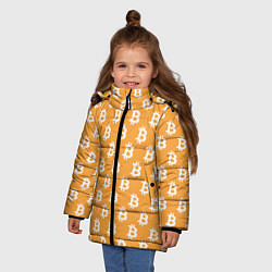 Куртка зимняя для девочки BTC Pattern, цвет: 3D-черный — фото 2