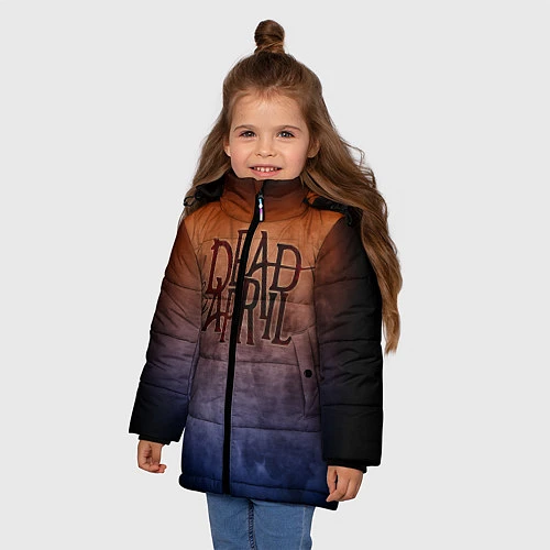 Зимняя куртка для девочки Dead by April / 3D-Черный – фото 3