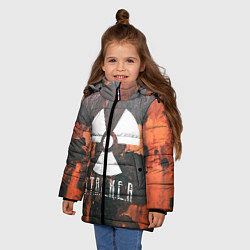 Куртка зимняя для девочки S.T.A.L.K.E.R: Orange Toxic, цвет: 3D-светло-серый — фото 2