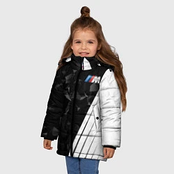 Куртка зимняя для девочки BMW 2018 M Sport, цвет: 3D-красный — фото 2