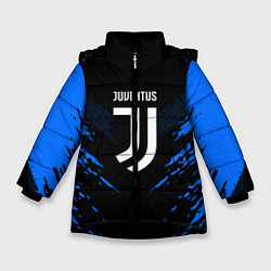 Куртка зимняя для девочки JUVENTUS Sport, цвет: 3D-черный