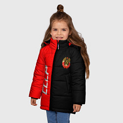 Куртка зимняя для девочки СССР: Red Collection, цвет: 3D-светло-серый — фото 2