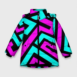 Зимняя куртка для девочки Maze: Violet & Turquoise