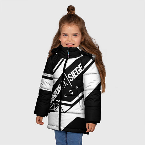 Зимняя куртка для девочки RAINBOW SIX SIEGE R6S / 3D-Черный – фото 3