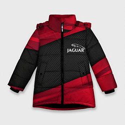 Куртка зимняя для девочки Jaguar: Red Sport, цвет: 3D-черный