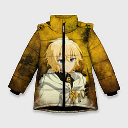 Куртка зимняя для девочки Mikaela Hyakuya, цвет: 3D-черный