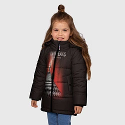 Куртка зимняя для девочки Twin Peaks: Firewalk with me, цвет: 3D-светло-серый — фото 2