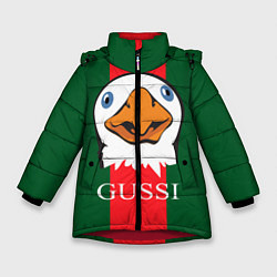 Куртка зимняя для девочки GUSSI Beak, цвет: 3D-красный