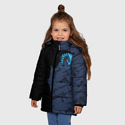 Куртка зимняя для девочки CS:GO Team Liquid, цвет: 3D-черный — фото 2