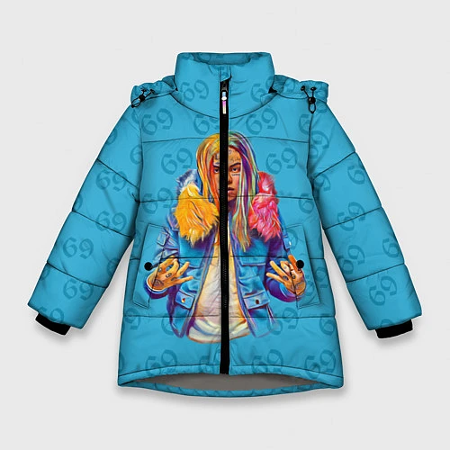 Зимняя куртка для девочки 6IX9INE 69 / 3D-Светло-серый – фото 1
