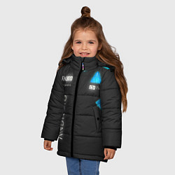 Куртка зимняя для девочки Detroit: Android RK800, цвет: 3D-черный — фото 2