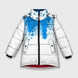 Куртка зимняя для девочки Android Blood: White, цвет: 3D-красный