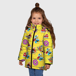 Куртка зимняя для девочки Pop Art, цвет: 3D-красный — фото 2