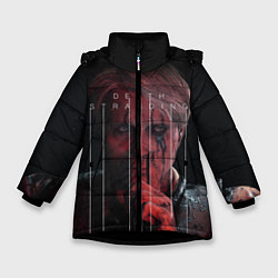 Куртка зимняя для девочки Death Stranding, цвет: 3D-черный