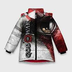 Куртка зимняя для девочки God of War: Kratos, цвет: 3D-красный