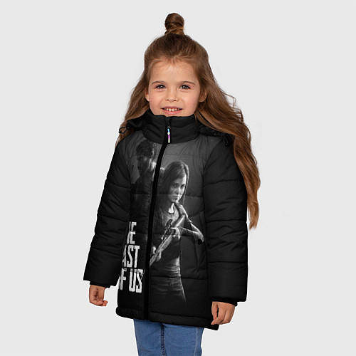 Зимняя куртка для девочки The Last of Us: Black Style / 3D-Светло-серый – фото 3