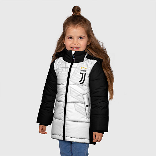 Зимняя куртка для девочки JUVENTUS SPORT / 3D-Черный – фото 3