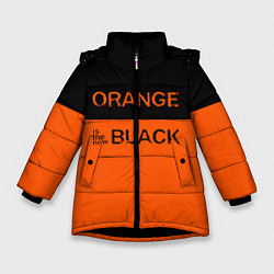 Куртка зимняя для девочки Orange Is the New Black цвета 3D-черный — фото 1
