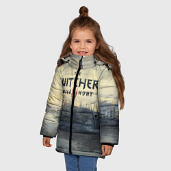 Куртка зимняя для девочки The Witcher 3: Wild Hunt, цвет: 3D-светло-серый — фото 2