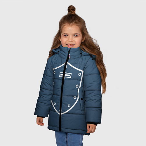 Зимняя куртка для девочки R6S: Montagne / 3D-Черный – фото 3
