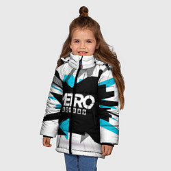 Куртка зимняя для девочки Metro: Exodus Sky, цвет: 3D-красный — фото 2