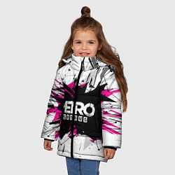 Куртка зимняя для девочки Metro: Exodus Purple, цвет: 3D-черный — фото 2
