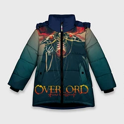 Куртка зимняя для девочки Momonga Overlord, цвет: 3D-черный