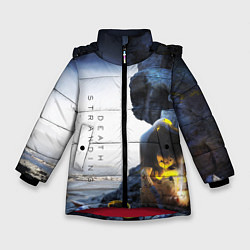 Куртка зимняя для девочки Death Stranding: Exclusive, цвет: 3D-красный