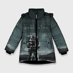 Куртка зимняя для девочки Death Stranding: Dark Space, цвет: 3D-черный