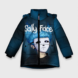 Куртка зимняя для девочки Sally Face, цвет: 3D-черный