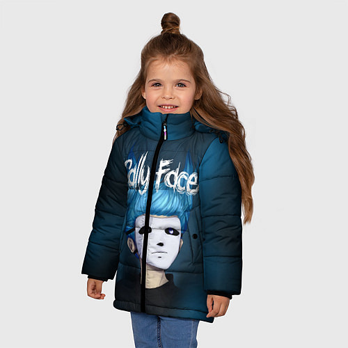 Зимняя куртка для девочки Sally Face / 3D-Черный – фото 3