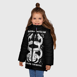 Куртка зимняя для девочки Black Rebel, цвет: 3D-светло-серый — фото 2