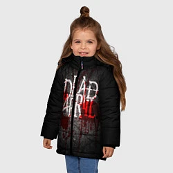 Куртка зимняя для девочки Dead by April, цвет: 3D-черный — фото 2