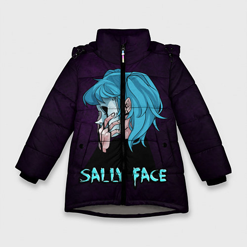 Зимняя куртка для девочки Sally Face / 3D-Светло-серый – фото 1