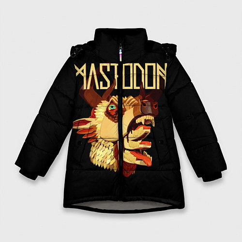 Зимняя куртка для девочки Mastodon: Leviathan / 3D-Светло-серый – фото 1